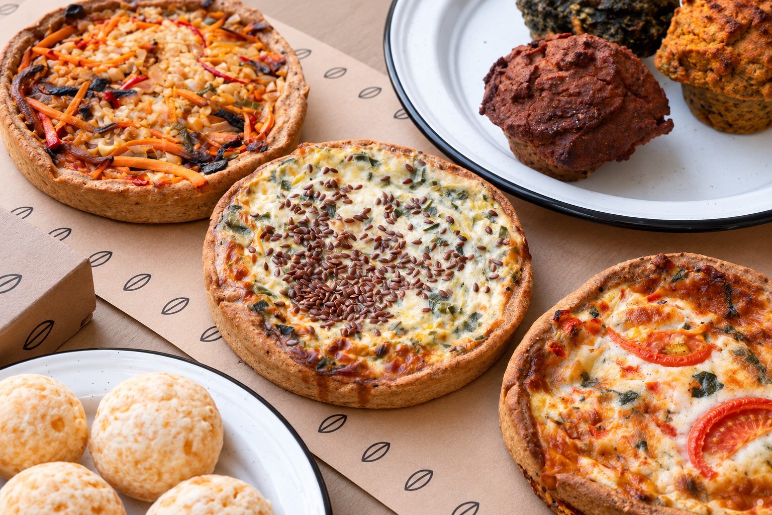 Pizza integral con muzzarella