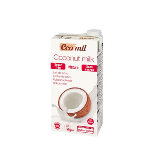 Leche de coco sin azucar Ecomil