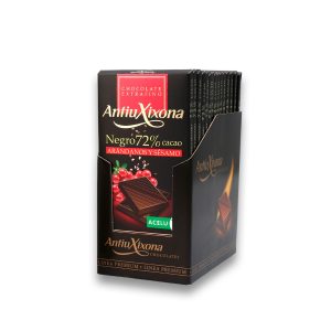 Alternative view of CHOCOLATE ANTIUXIXONA 72% CACAO CON ARANDANOS Y SESAMO