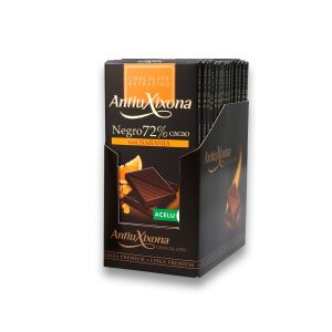 Alternative view of CHOCOLATE ANTIUXIXONA 72% CACAO CON NARANJA