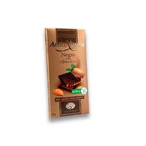 CHOCOLATE ANTIUXIXONA NEGRO CON ALMENDRAS